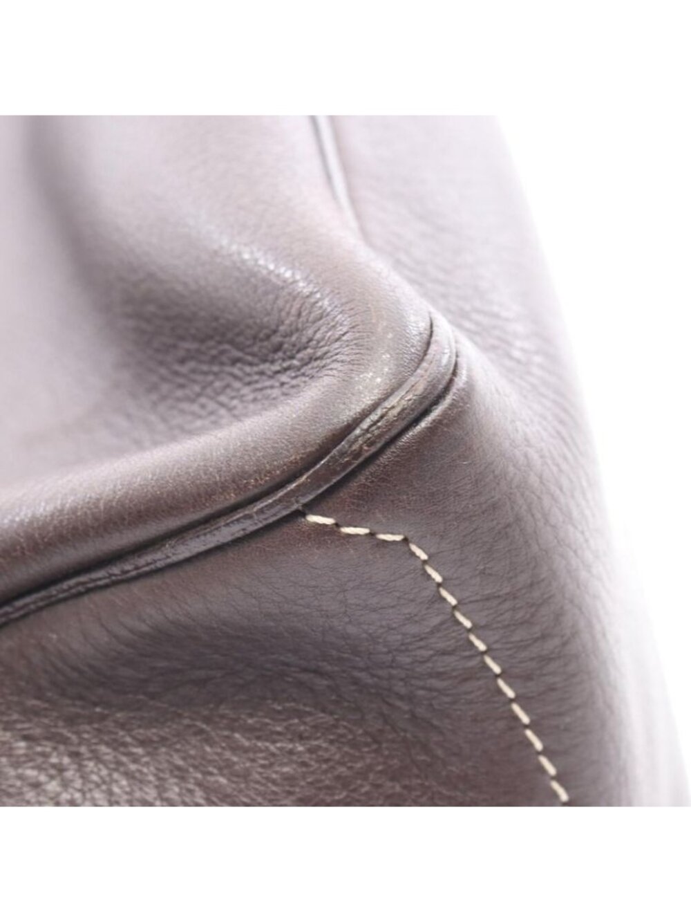 ★SOLD★ Celine Handbag Boogie Bag Dark Brown Leather B - Picture 7 of 8